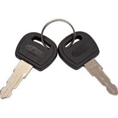 GLOBAL EQUIPMENT Set of 2 Replacement Keys #037 For Global Industrial„¢ LCD Monitor Cabinets WIT502R-KD-KEY